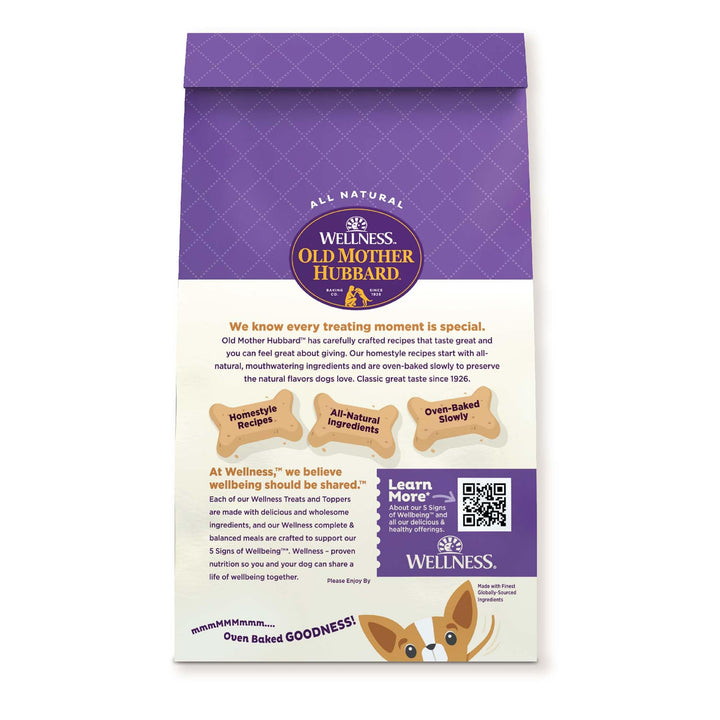 by Wellness Classic P-Nuttier Natural Dog Treats, Crunchy Oven-Baked Biscuits, Ideal for Training, Mini Size, 20 ounce bag,(Packaging may vary)