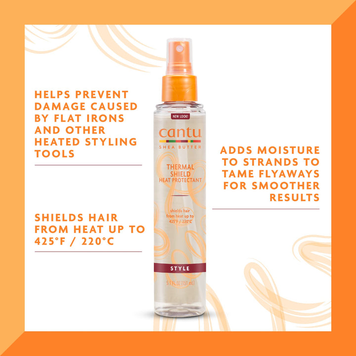 Thermal Shield Heat Protectant with Shea Butter, 5.1 fl oz (Packaging May Vary)