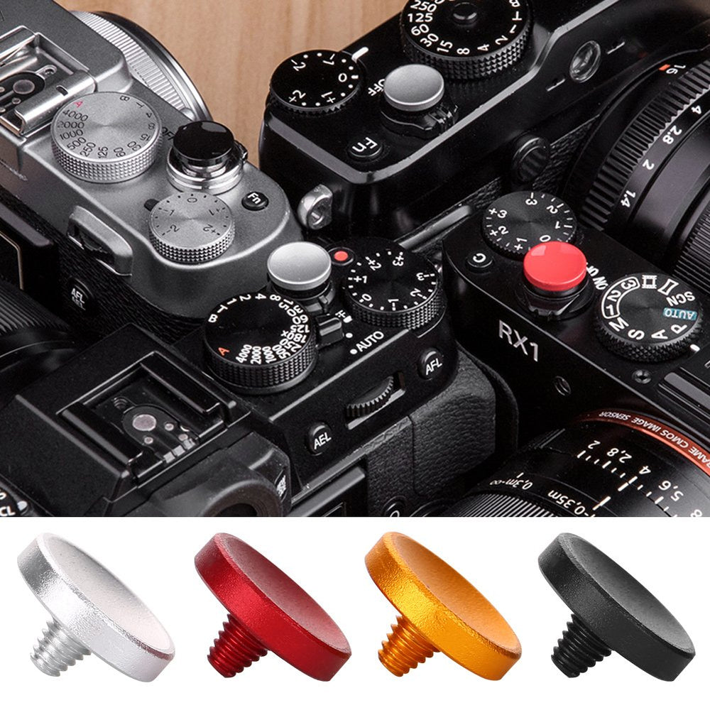 4Pcs Aluminum Alloy Concave Shutter Release for Fujifilm X100 X100S X10 X20