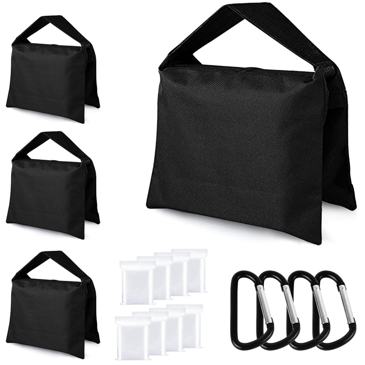 Sandbag Photography Weight Bags for Video Stand,4 Packs (Black)