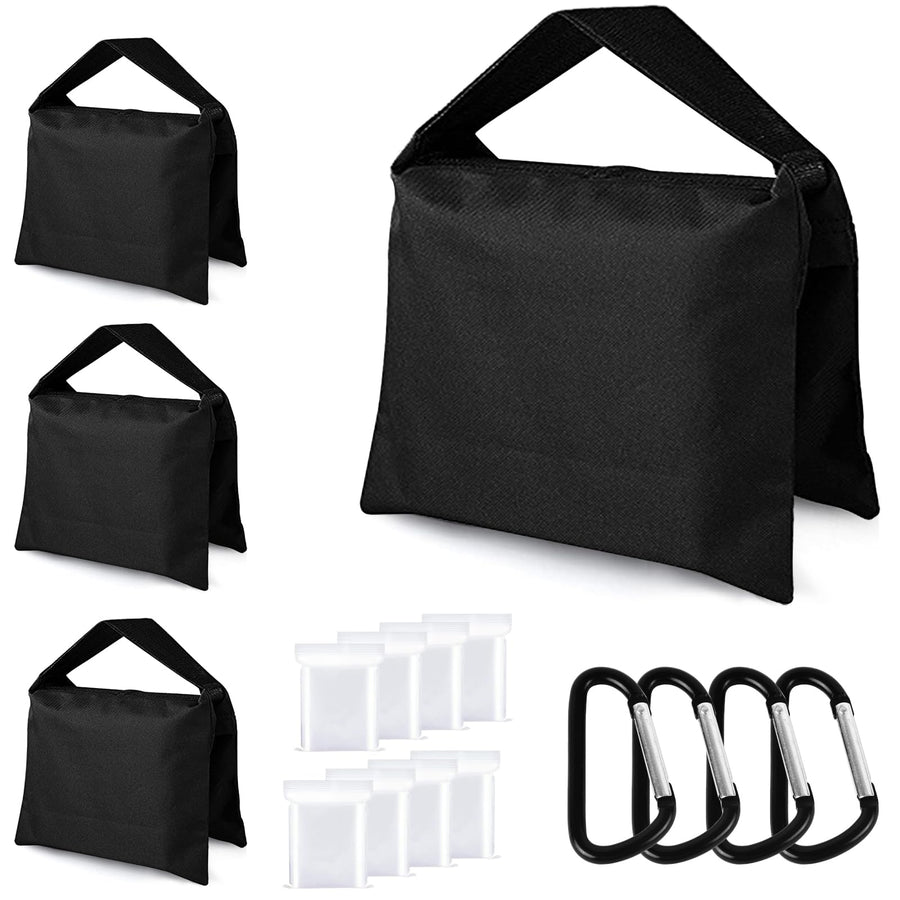 Sandbag Photography Weight Bags for Video Stand,4 Packs (Black)