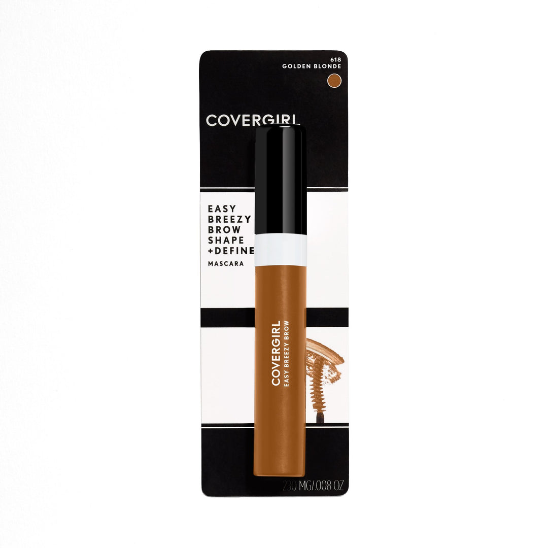 Easy Breezy Brow Shape & Define Eyebrow Mascara, Golden Blonde, 0.3 Fluid Ounce (packaging may vary)