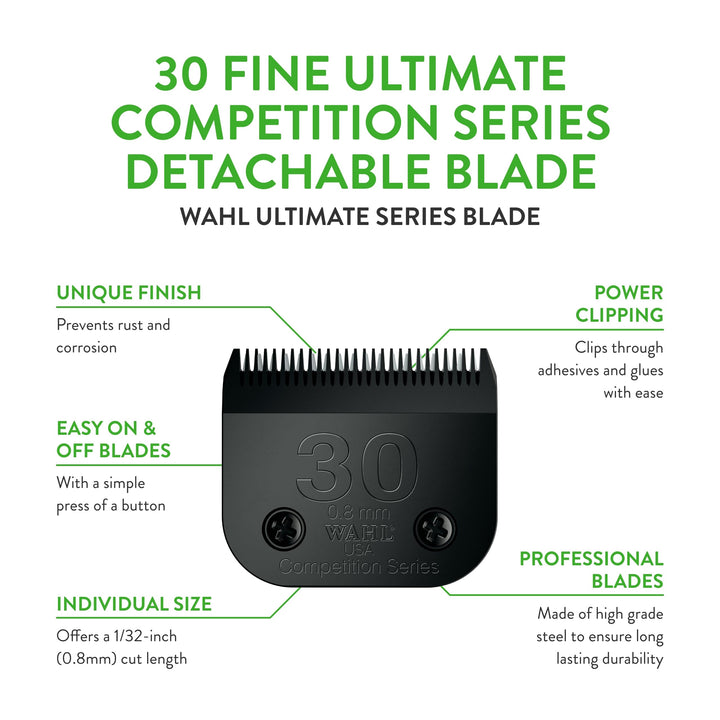 Professional Animal 30 Fine Ultimate Competition Series Detachable Blade with 1/32-Inch Cut Length (2355-500)