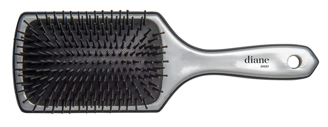 Silver Cushion Paddle Brush, Large