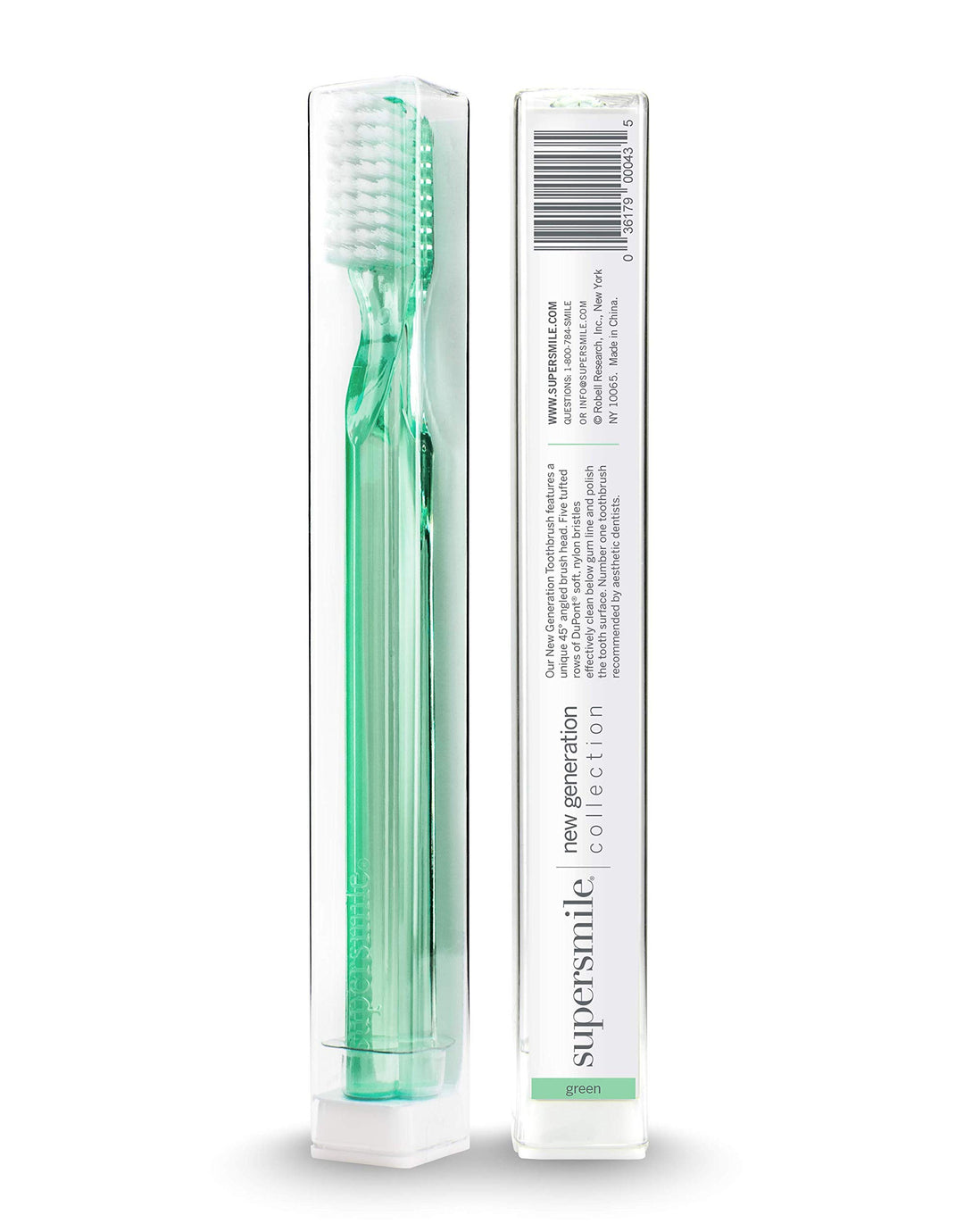 New Generation 45° Patented Toothbrush, Green