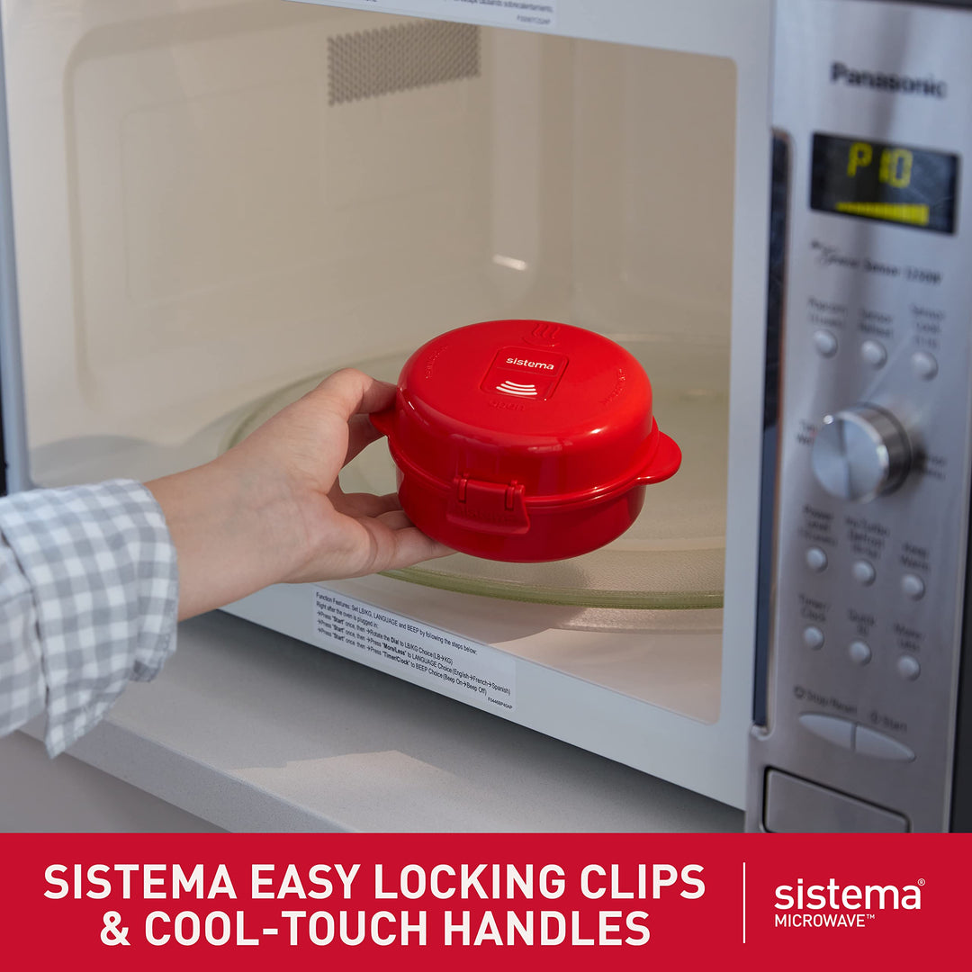 Microwave Egg Cooker and Poacher with Steam Release Vent