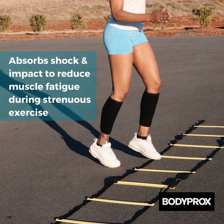 Calf Support Brace 2 Pack, Adjustable Shin Splint Compression Calf Wrap