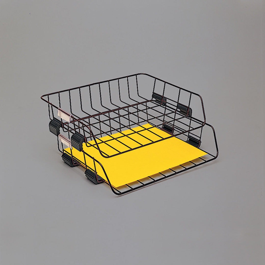 Workstation Wire Tray, Side Load, Letter, Black (62112)