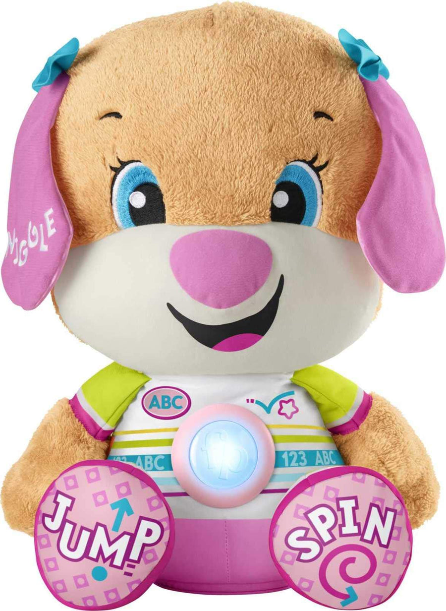 Toddler Learning Toy Laugh & Learn So Big Sis Plush with Music & Lights for Developmental Play Kids Ages 18+ Months