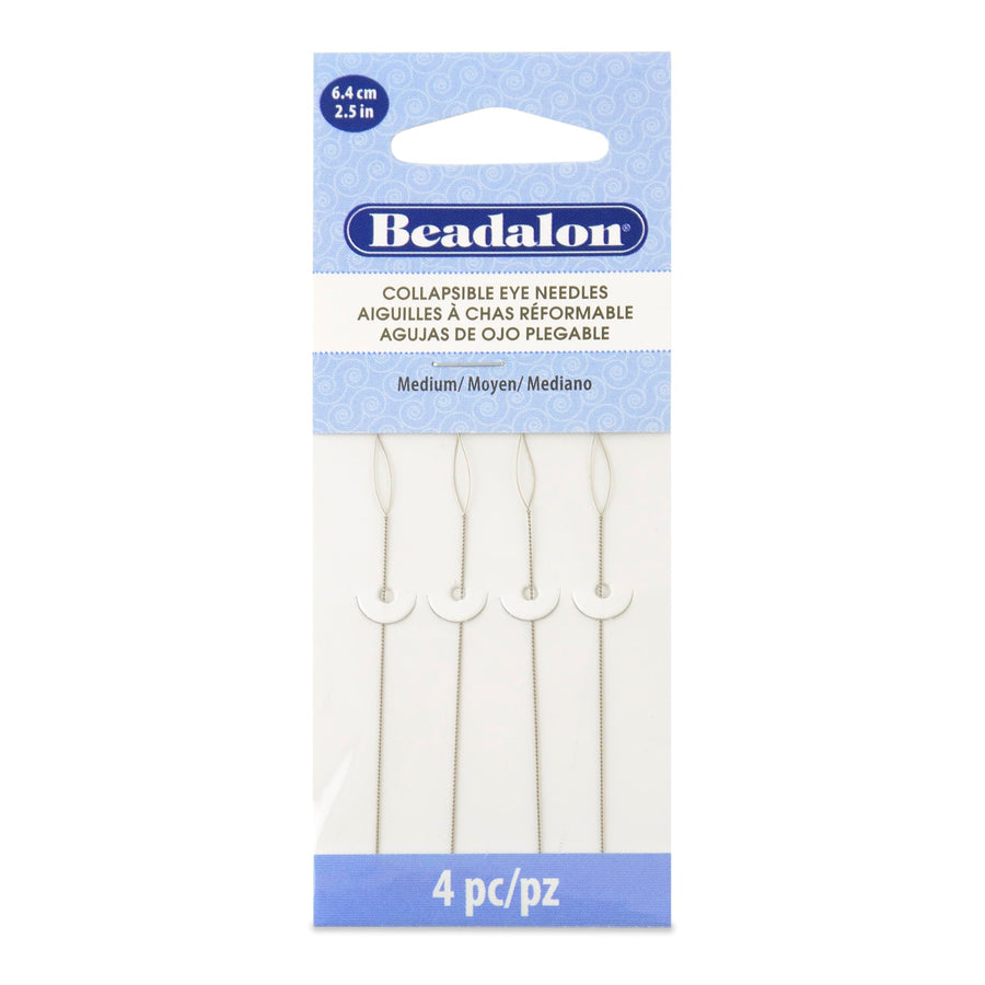 Beadalon Collapsible Eye Needles 2.5-Inch Medium