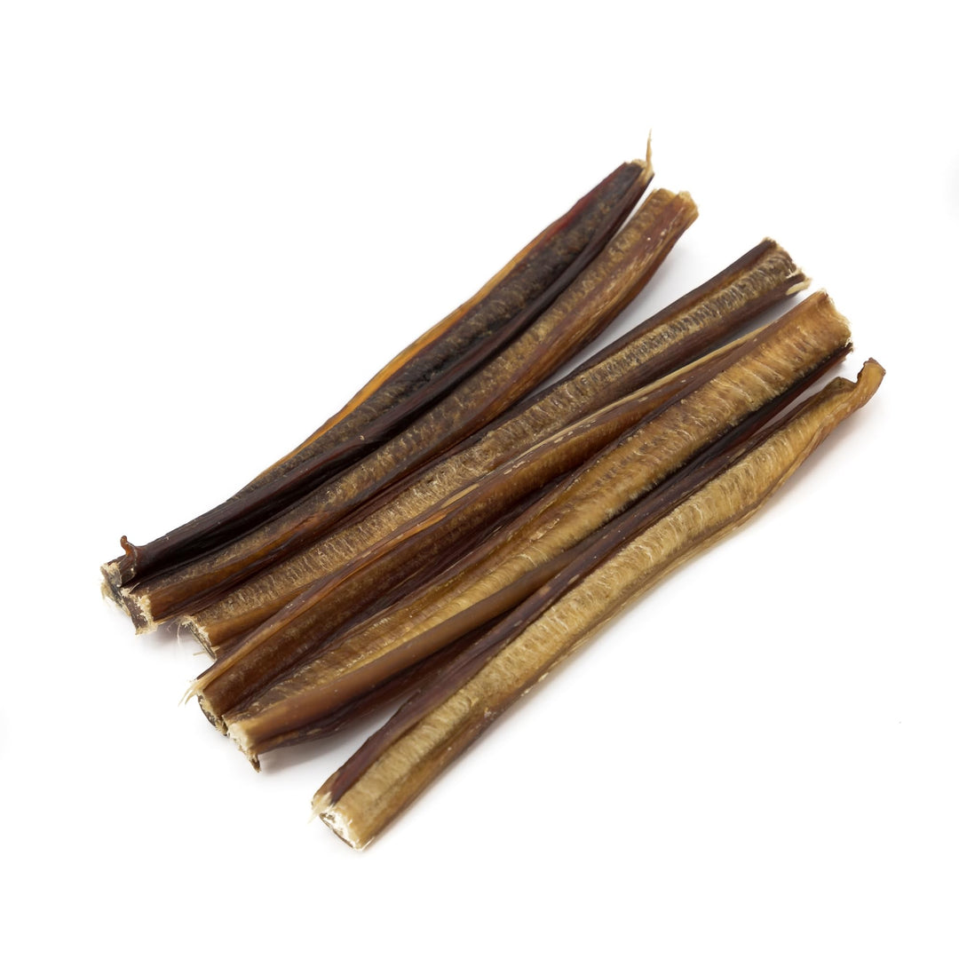 6 Inch Thin Bully Sticks - 24 Count (Pack of 1) - All-Natural, Easily Digestible, 100% Grass-Fed, Grain and Rawhide Free