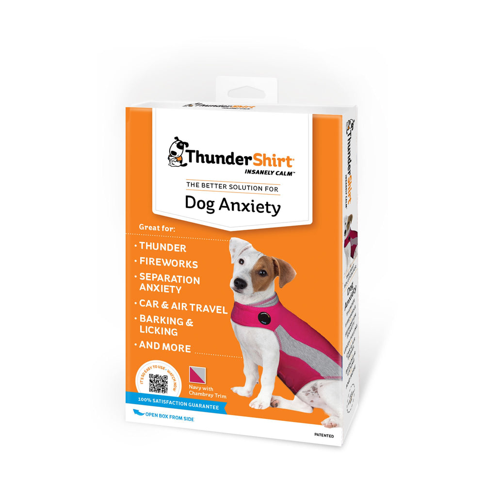 ThunderShirt for Dogs, Medium, Pink Polo - Dog Anxiety Vest