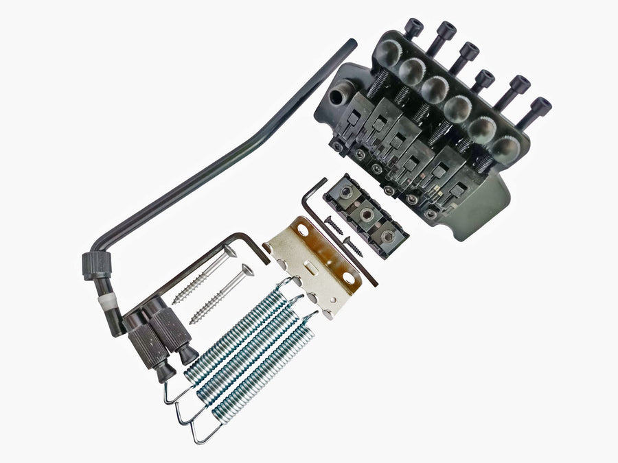 Electric Guitar Double Locking Tremolo Bridge System for Floyd Rose Electric Guitar black