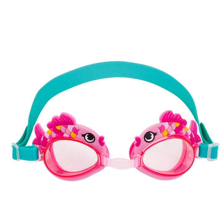 Swim Goggles, Pink Fish