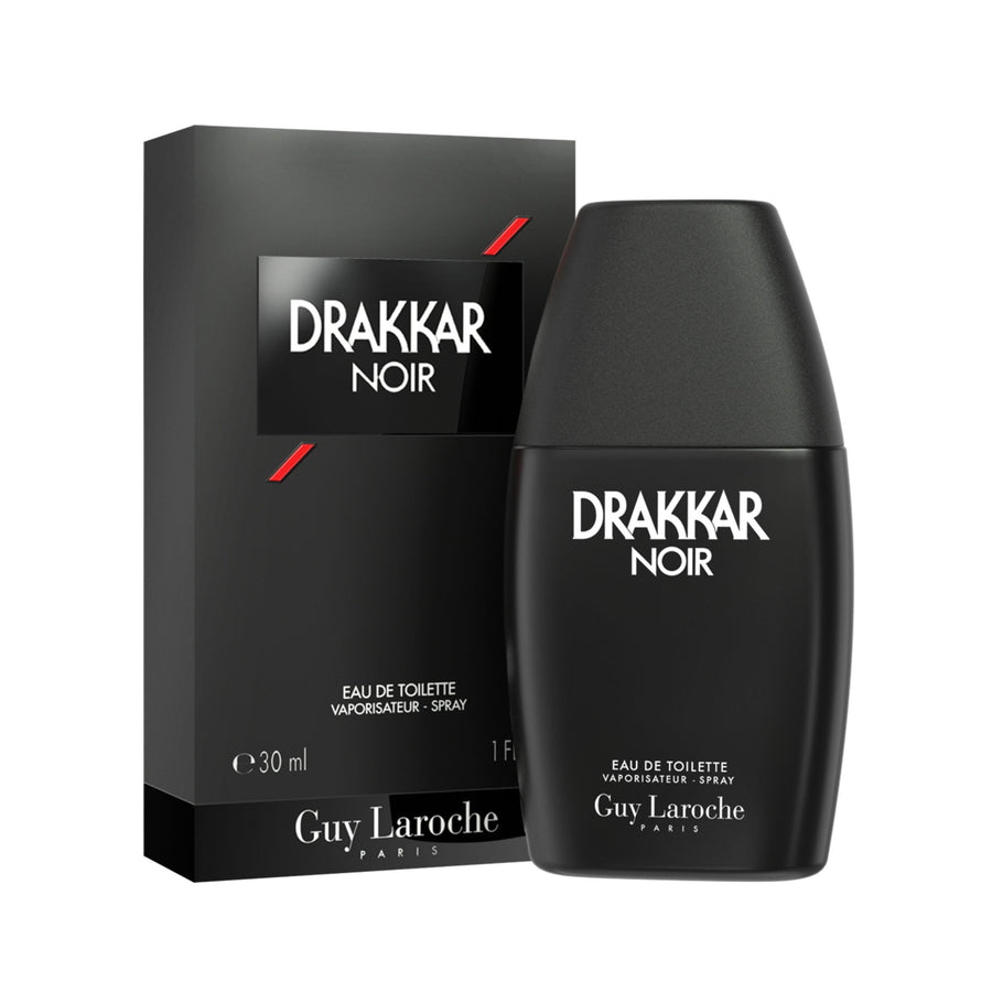 Drakkar Noir By , Iconic Designer Fragrance, Intense & Powerful Eau de Toilette, Fougere Blend & Aromatic Spices, Long Lasting Mens Cologne, Day and Evening Scent, 1.0 Fl. Oz.