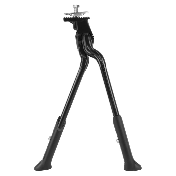 Bike Kickstand, Ebike Heavy Duty, Center Mount Bicycle Stand - Length Adjustable, Foldable Double Leg for 24-28 Bikes