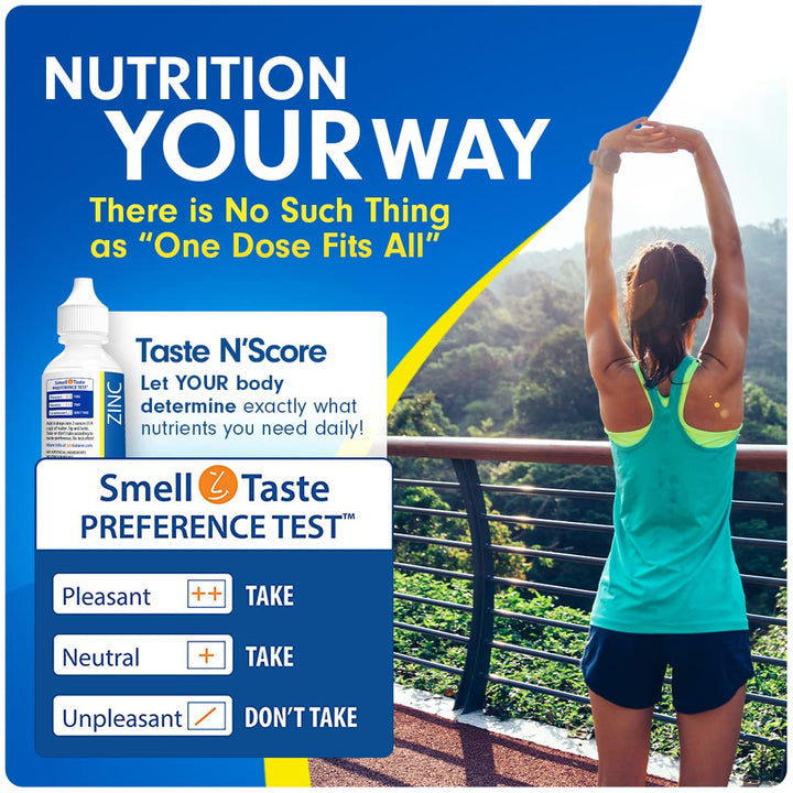 Taste N' Score Zinc Liquid Ionic Mineral Supplement; 100% Pure; 18 mg; 118 Servings