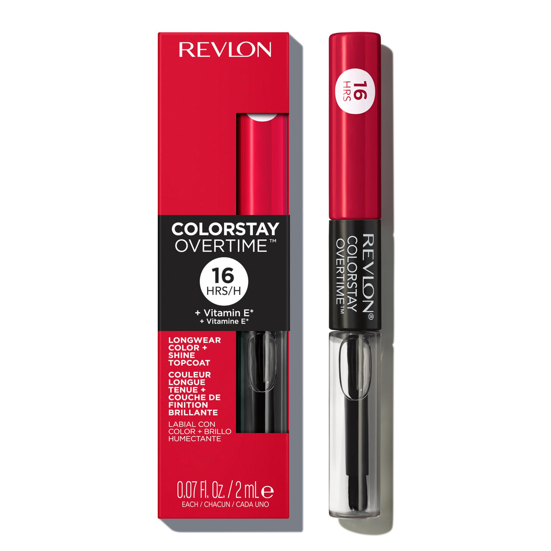 Glossy Colorstay Overtime Lip Color with Soft Flex, Forever Scarlet - 1 each