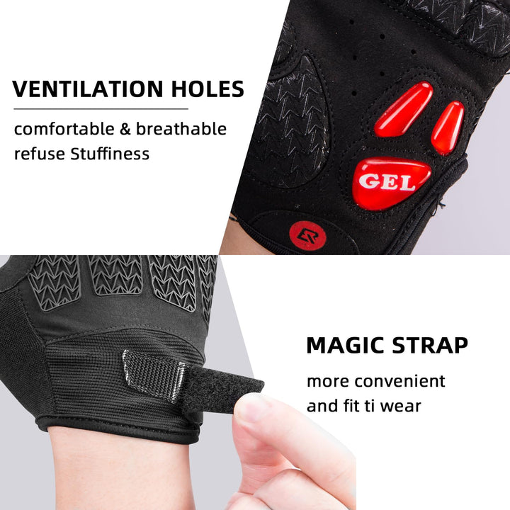 Road Cycling Gloves for Men Women Commuter Gloves Half Finger Biking Gloves with Gel Padded Shock Absorbing