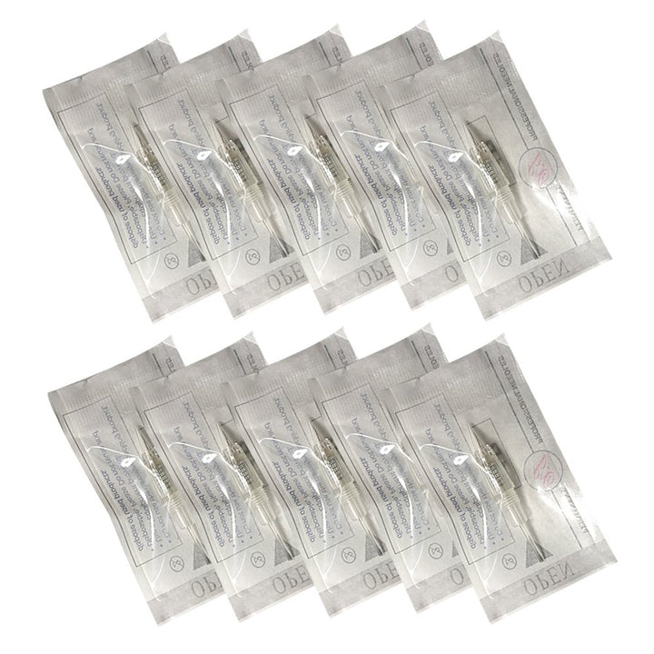 Needles, 5R: Eyebrow Tattoo Machine Permanent Makeup Pen Microblading Pen with Needles (Needles, 5R)