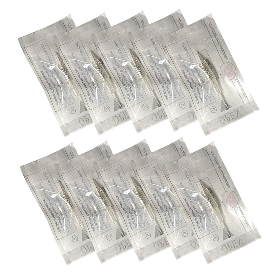 Needles, 5R: Eyebrow Tattoo Machine Permanent Makeup Pen Microblading Pen with Needles (Needles, 5R)