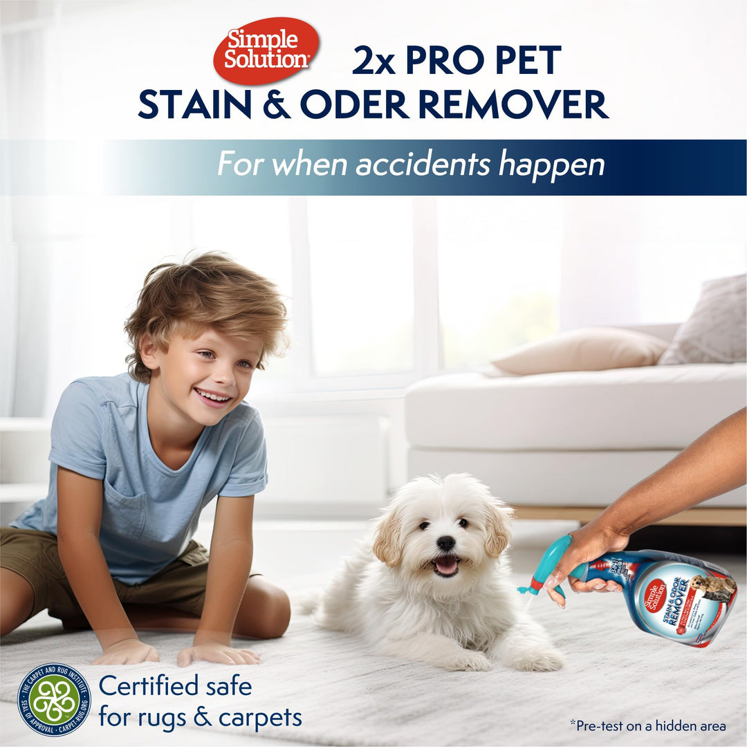 Stain & Odor Eliminator for Pets, Carpet Deodorizer, Enzyme Pet Odor Eliminator for Home, Stain Remover for Cat & Dog Pee, Urine Destroyer, Carpet Cleaner Spray, 32 oz