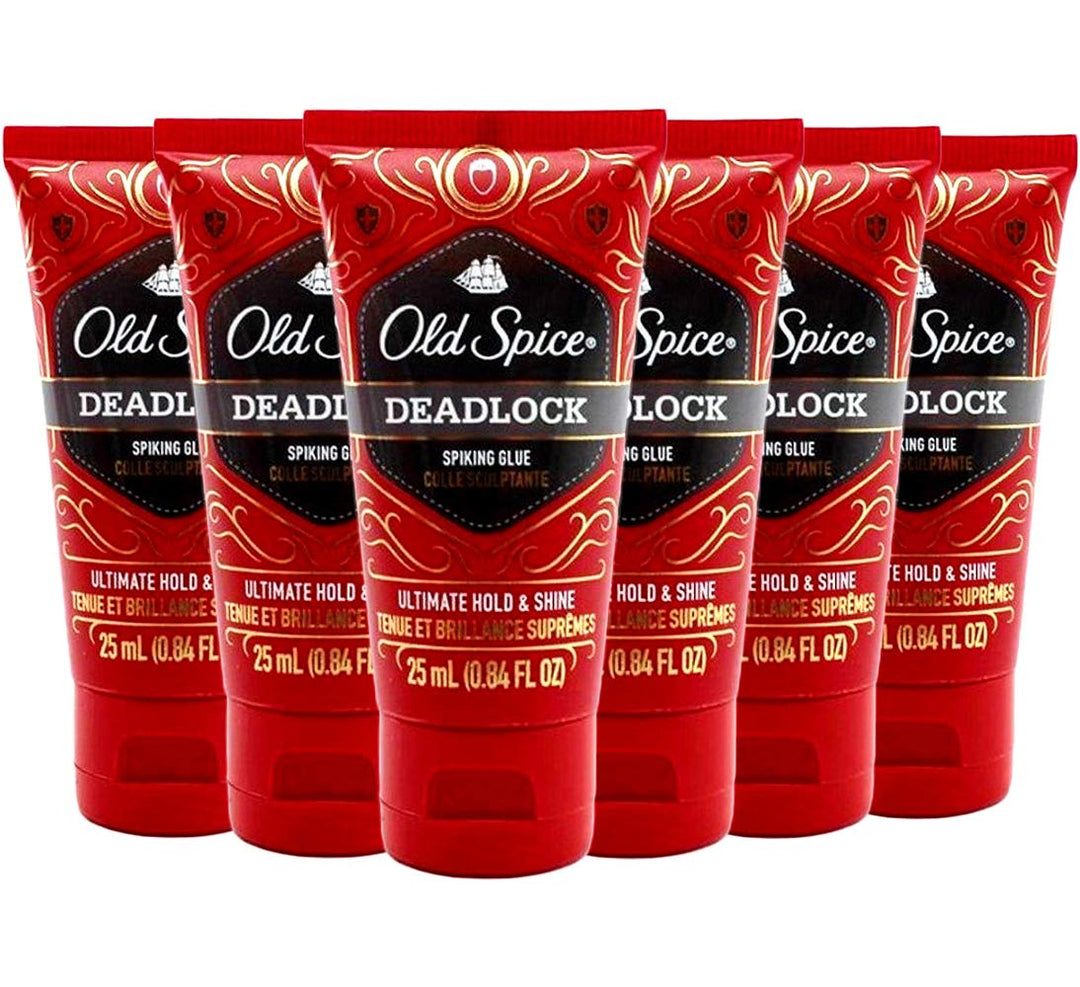 Old Spice Deadlock Spiking Glue, Travel Size, .84 Ounces / 25 Ml (Pack Of 6)
