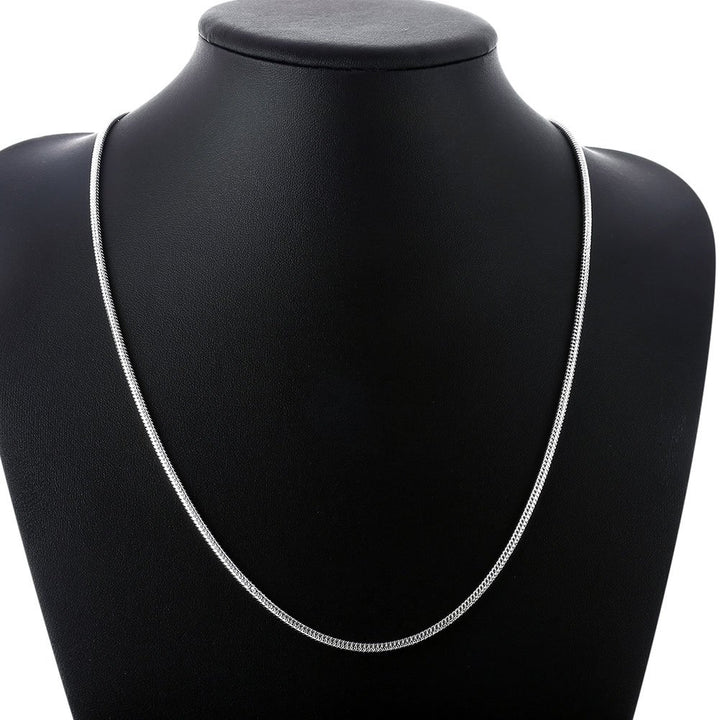 Sterling Silver Snake Chain Necklace, 24Inches, 3MM, Unisex