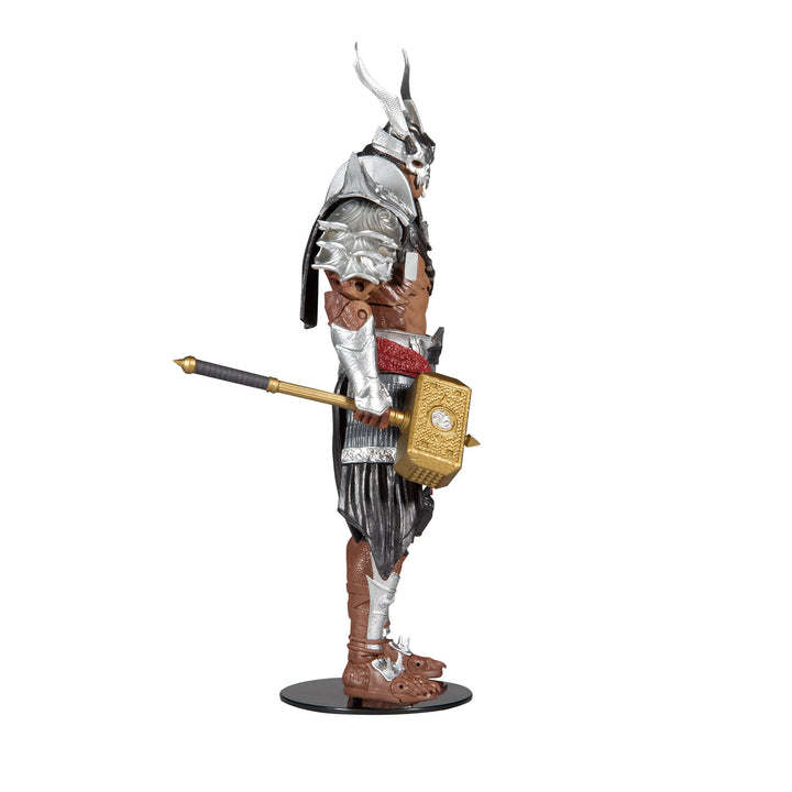 Mortal Kombat Shao Kahn (Platinum Kahn) 7 Action Figure with Accessories
