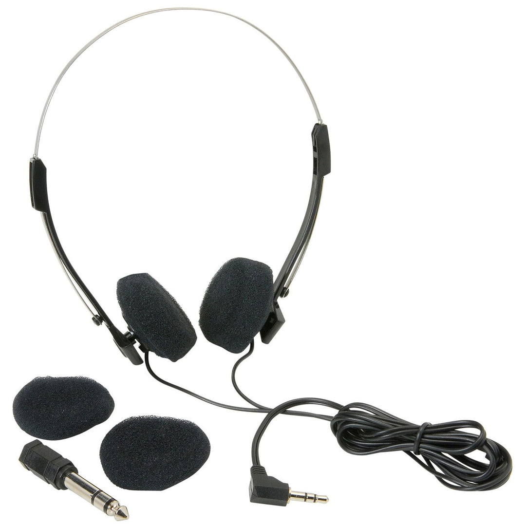Mini Stereo Lightweight Headphones with 4 Foot Cord