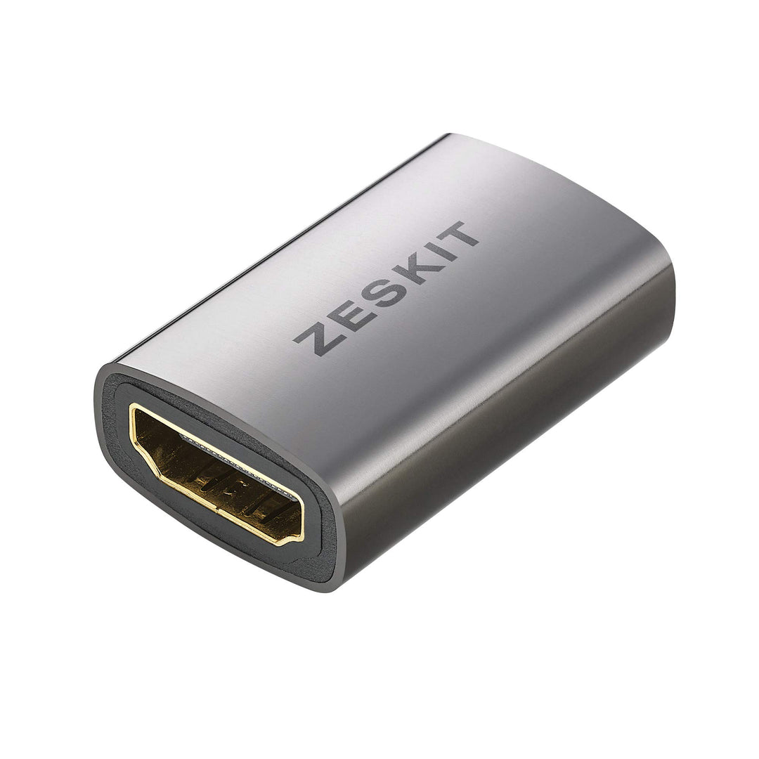 HDMI Coupler V2 Aluminum Full Shielding 24K Gold Plated Connectors (Female to Female)