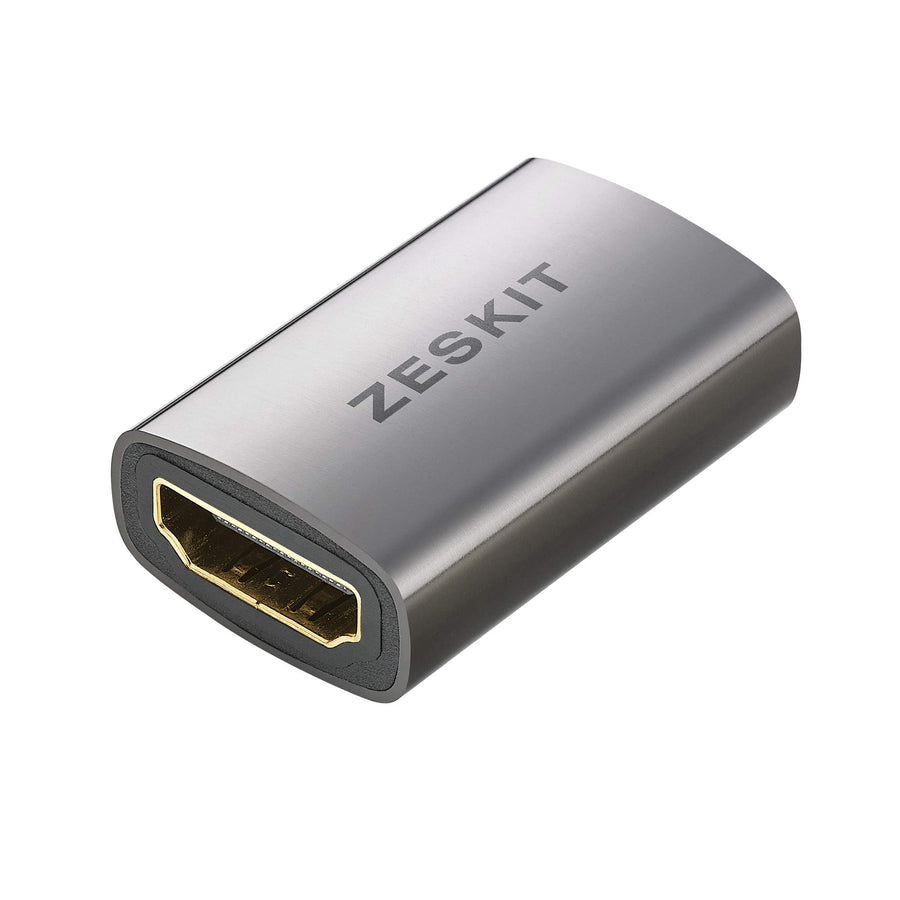 HDMI Coupler V2 Aluminum Full Shielding 24K Gold Plated Connectors (Female to Female)