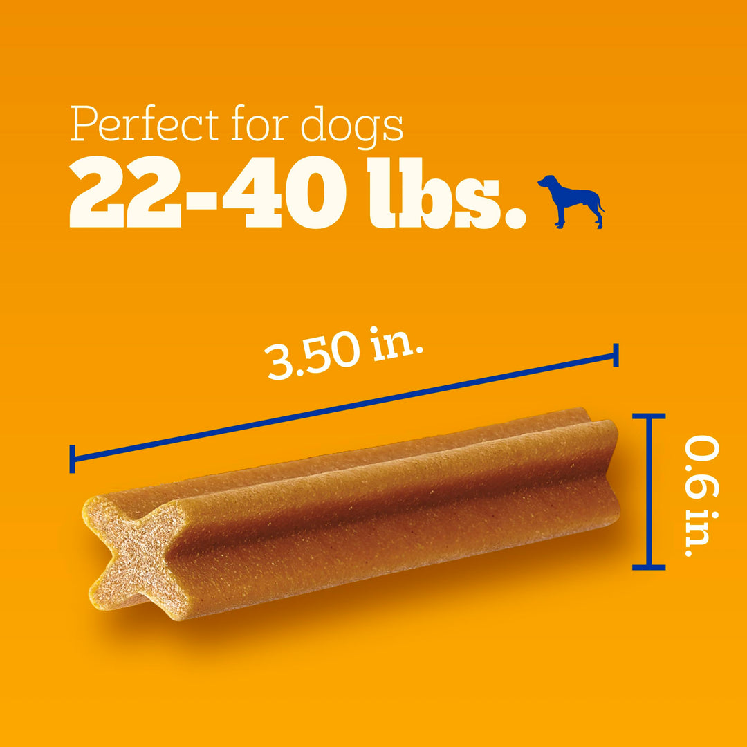 Dentastix Small & Medium Breed Dog Treats, Original With Real Chicken, 21.1 oz. Bag (45 Treats)