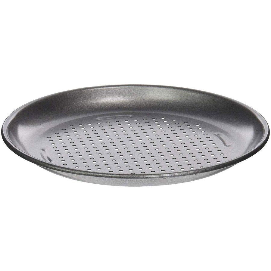 4 Piece Pizza Pan Set, Mini, Steel Gray