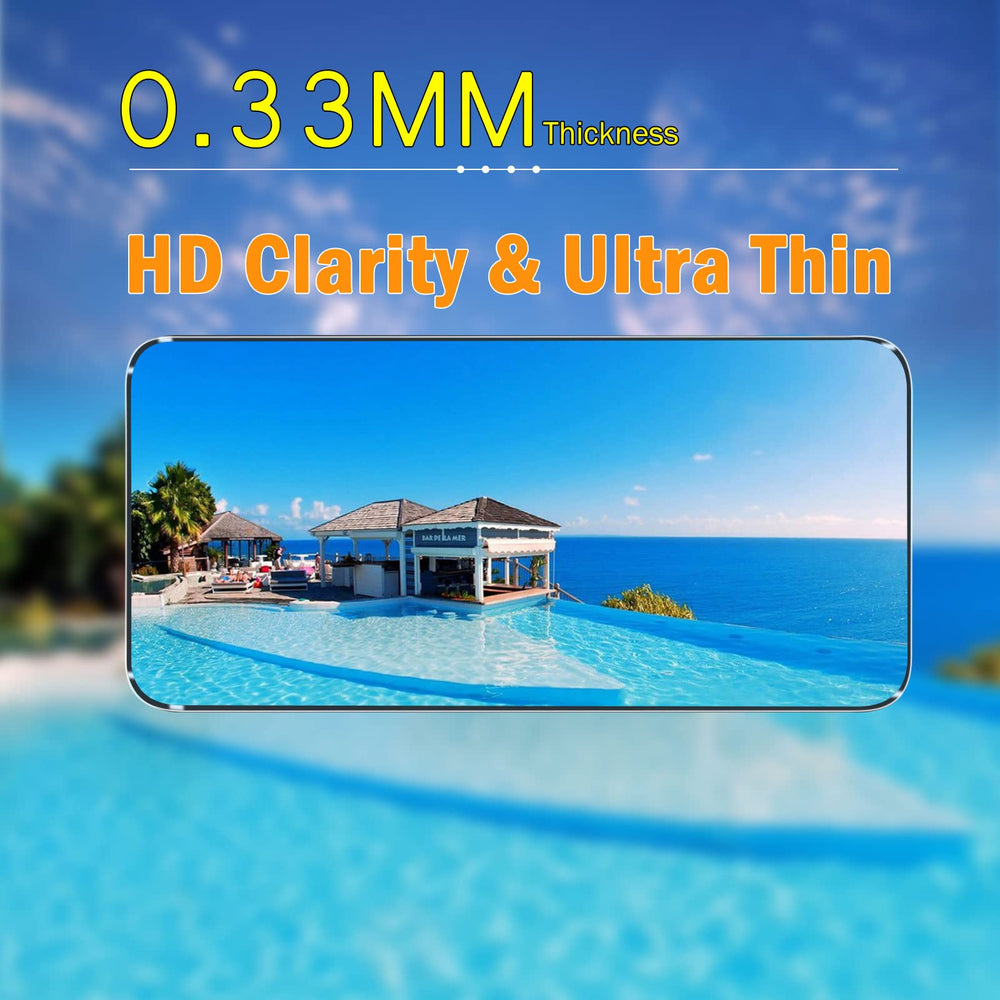 3 Pack Screen Protector Compatible for Samsung Galaxy A53 5G with 3 Pack Camera Lens Protector, Ultra HD Tempered Glass, 9H Hardness, Anti-Scratch, Easy Installation - Case Friendly