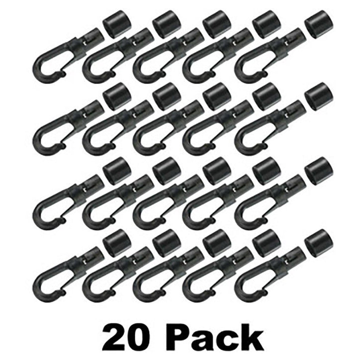 Small Shock/Bungee Cord Hook Closed (20 Pack)