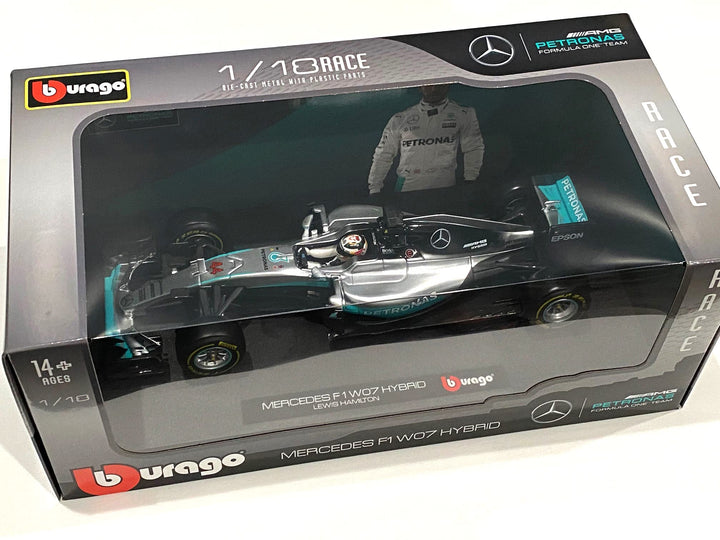 Mercedes AMG F1 W07 Hybrid Petronas Lewis Hamilton 2016 1/18 Diecast Model Car