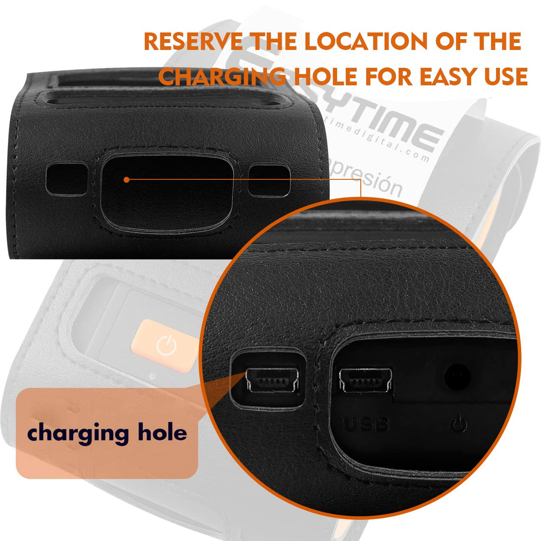 Protective Cover for Portable Receipt Printer 58mm,Protective Case for Mini Portable Thermal Receipt Printer,Protective Carrying Case for 58mm Receipt Printer
