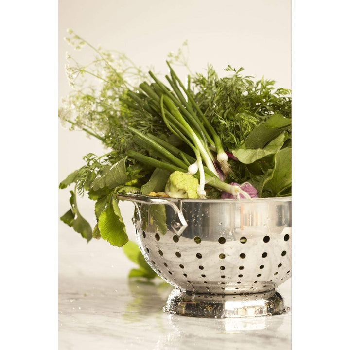 Tools and Accessories Stainless Steel Colander 3 Quart Strainer, Pasta Strainer with Handle, Pots and Pans Silver