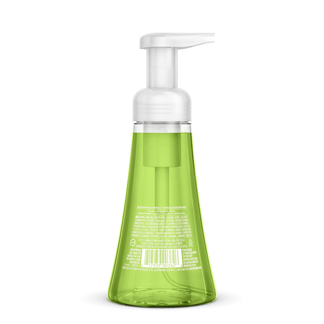 Naturally Derived Foaming Hand Wash, Green Tea + Aloe, 10 oz. (Pack of 6)