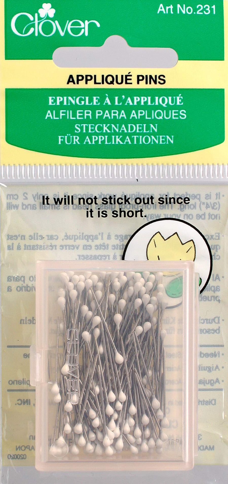 Applique pins, 1 Pack, Silver