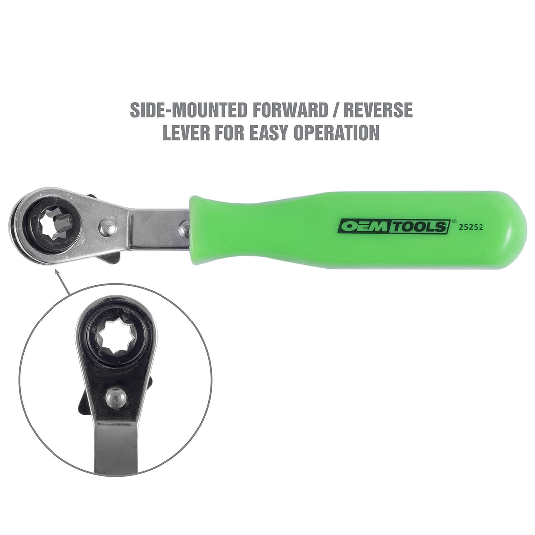 25252 Automatic Slack Adjuster Tool and Wrench, Efficient Brake Adjustment Tool for Semi Trucks, Air Brake and Slack Adjuster Tools