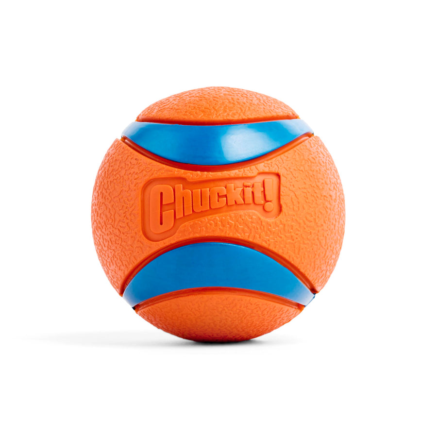 Ultra Ball Dog Toy - Size Large - For Dogs 60-100 lbs - Made from Durable Rubber - Super Bouncy - Floats in Water - 3-inch Diameter - Pack of 1