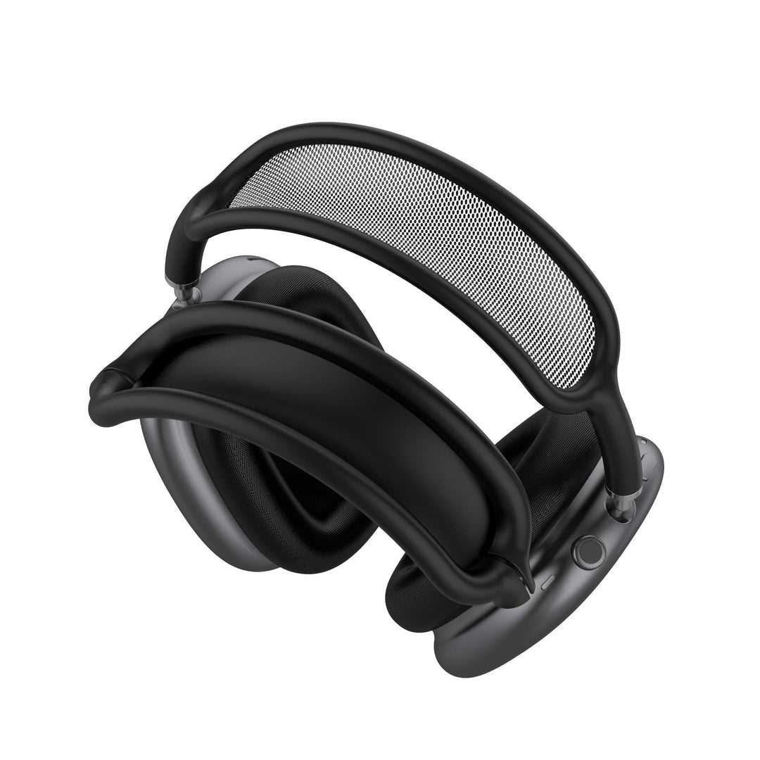 Headband Cover Compatible for Apple AirPods Max,Washable Soft Silicone Headband Protectors/Comfort Cushion/Top Pad Protector Sleeve for AirPods Max (Black)
