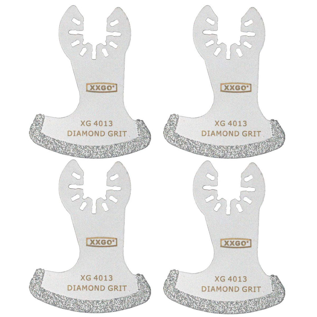 4 Pcs Oscillating Multi Tool Diamond Segment Swing Grit Grout Blades XG4001S