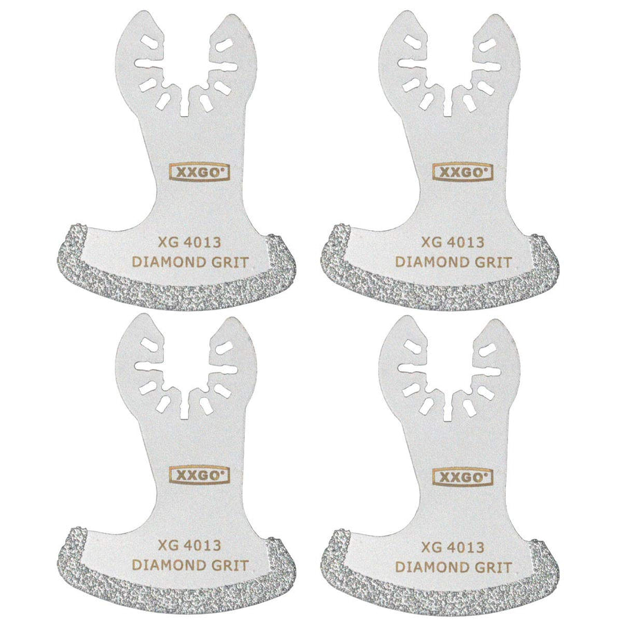 4 Pcs Oscillating Multi Tool Diamond Segment Swing Grit Grout Blades XG4001S