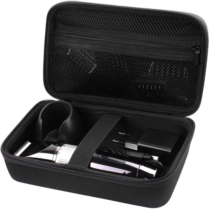 Case for Hatteker/for oneisall/for Ufree/for Novah Hair Clipper, Beard Trimmer Organizer Storage for Men Hair Cutting Kit Precision Shaver, with Inner Net Bag for Grooming Kit (Case Only)