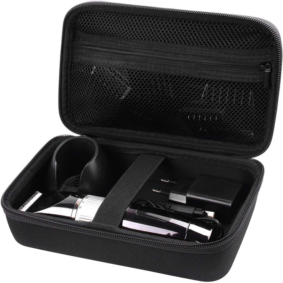 Case for Hatteker/for oneisall/for Ufree/for Novah Hair Clipper, Beard Trimmer Organizer Storage for Men Hair Cutting Kit Precision Shaver, with Inner Net Bag for Grooming Kit (Case Only)