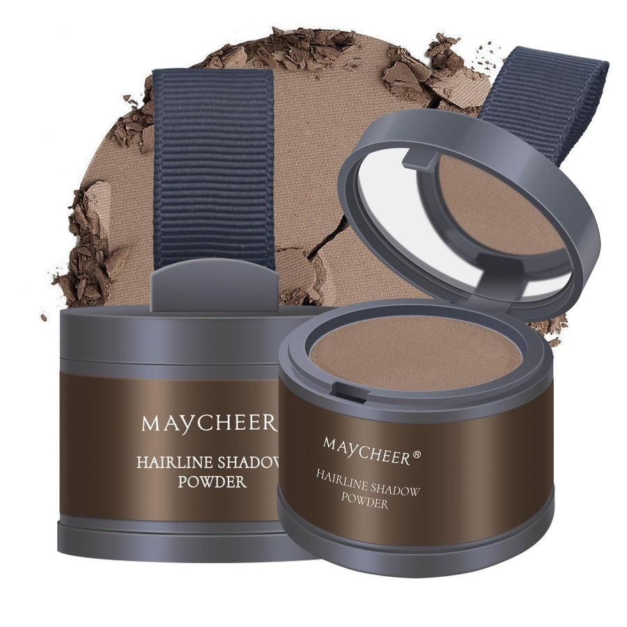 Root Touch Up Powder for Thinning Hair - Hairline Shadow and Gray Coverage #01 Dark Brown