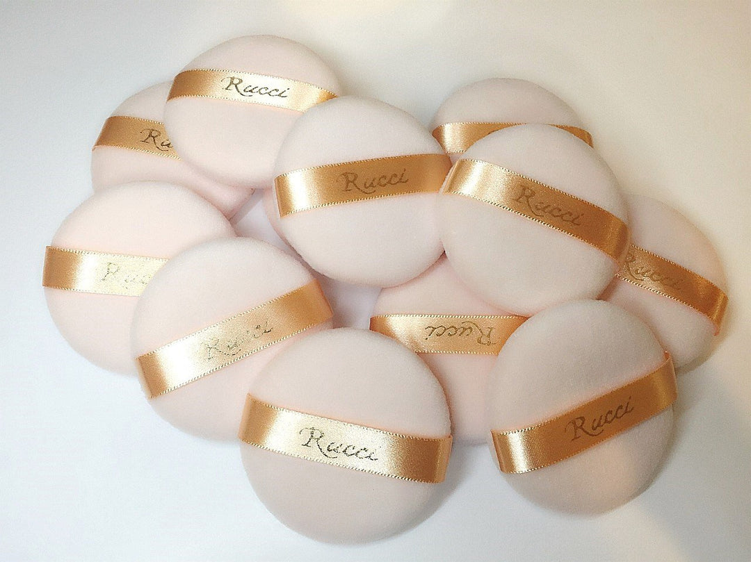 Cosmetic Replaceable and Super Washable Sponge Powder Puffs 12 Count